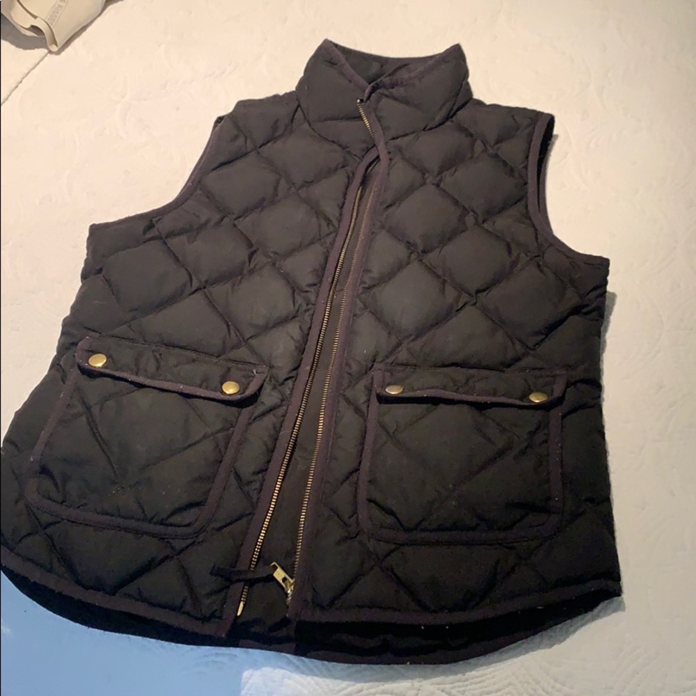 J.Crew  Black Vest